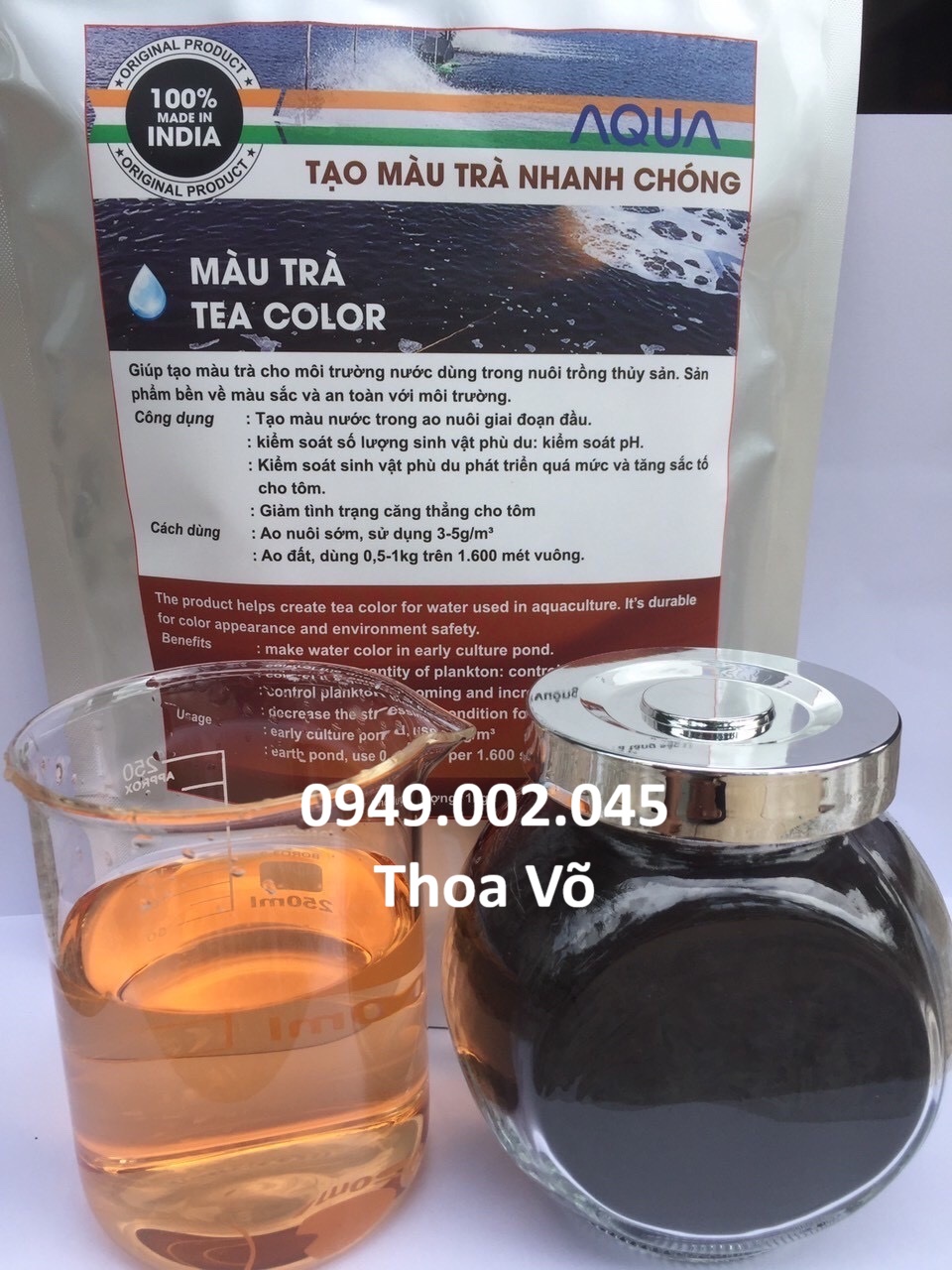 Tạo Màu Trà Cho Ao Tôm Cá – Ổn Định Môi Trường, Giảm Sốc, Tăng Tỷ Lệ Sống